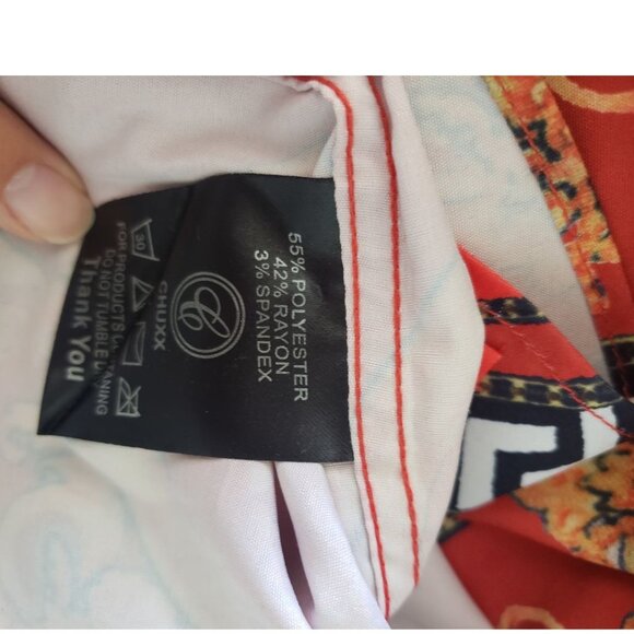 Mens Printed Fashion Shirt Medium EUC - Picture 6 of 8